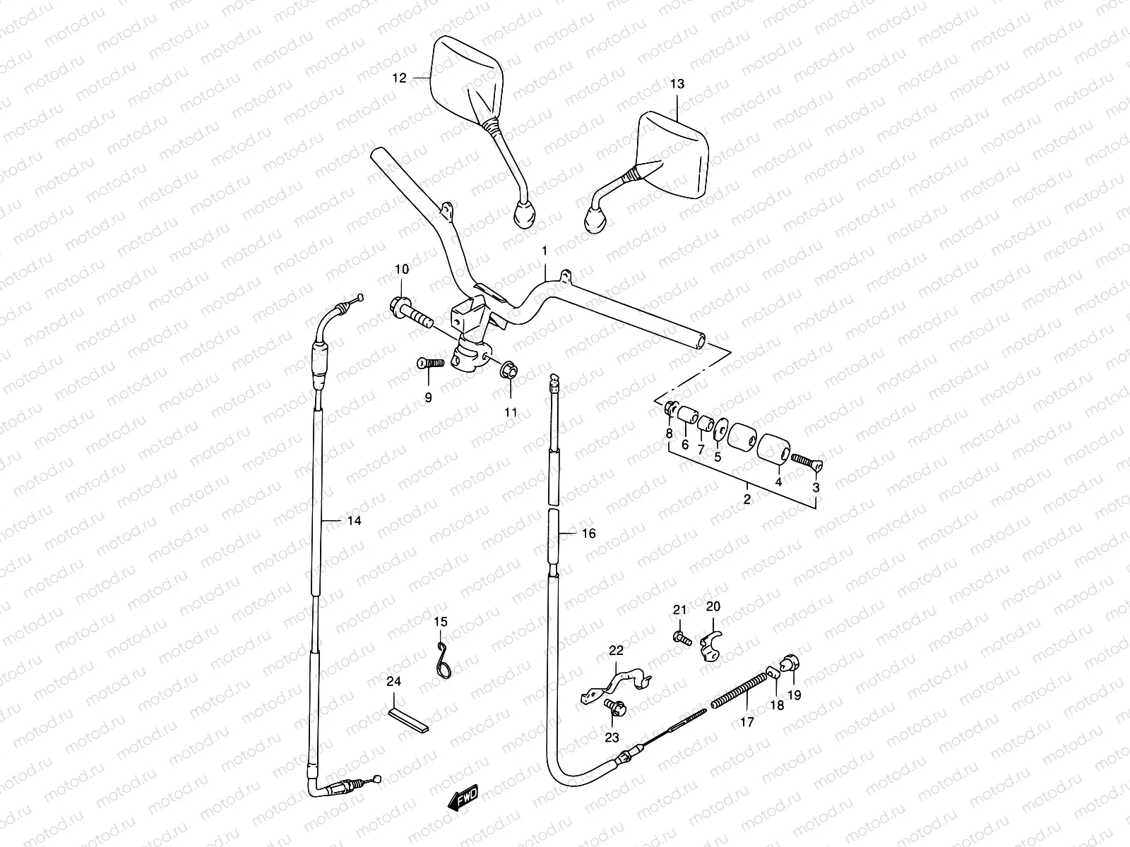 37 - HANDLEBAR