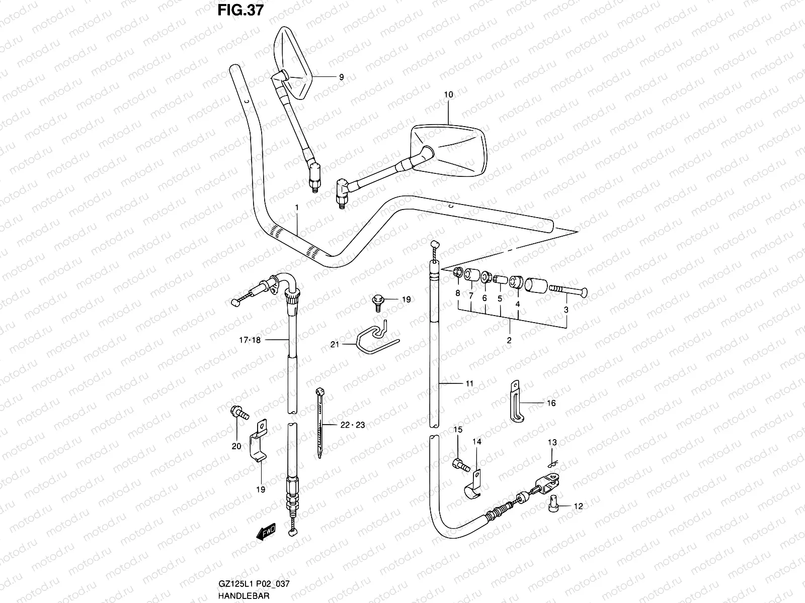 37 - HANDLEBAR