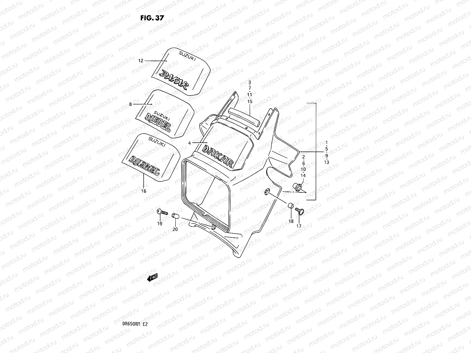 37 - HEADLAMP HOUSING
