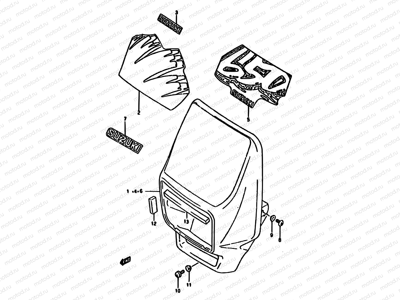 37 - HEADLAMP HOUSING