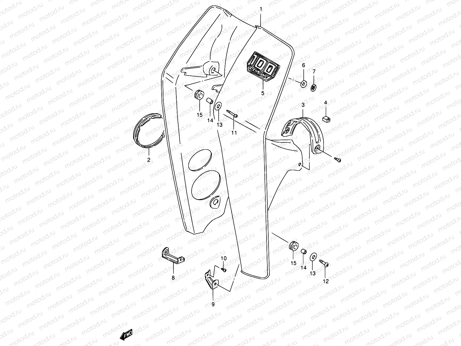 37 - LEG SHIELD (MODEL G/R/S/V)