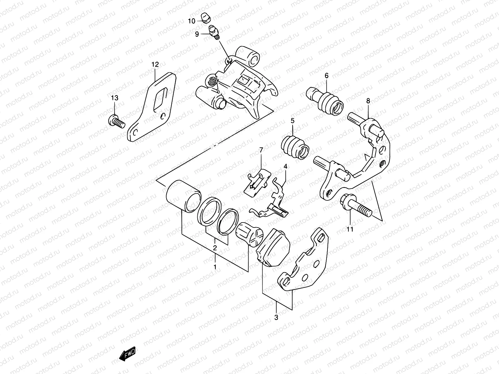 37 - REAR CALIPER