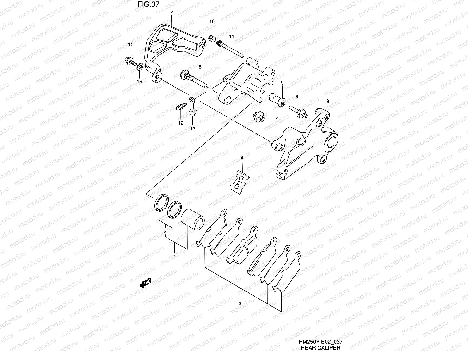 37 - REAR CALIPER