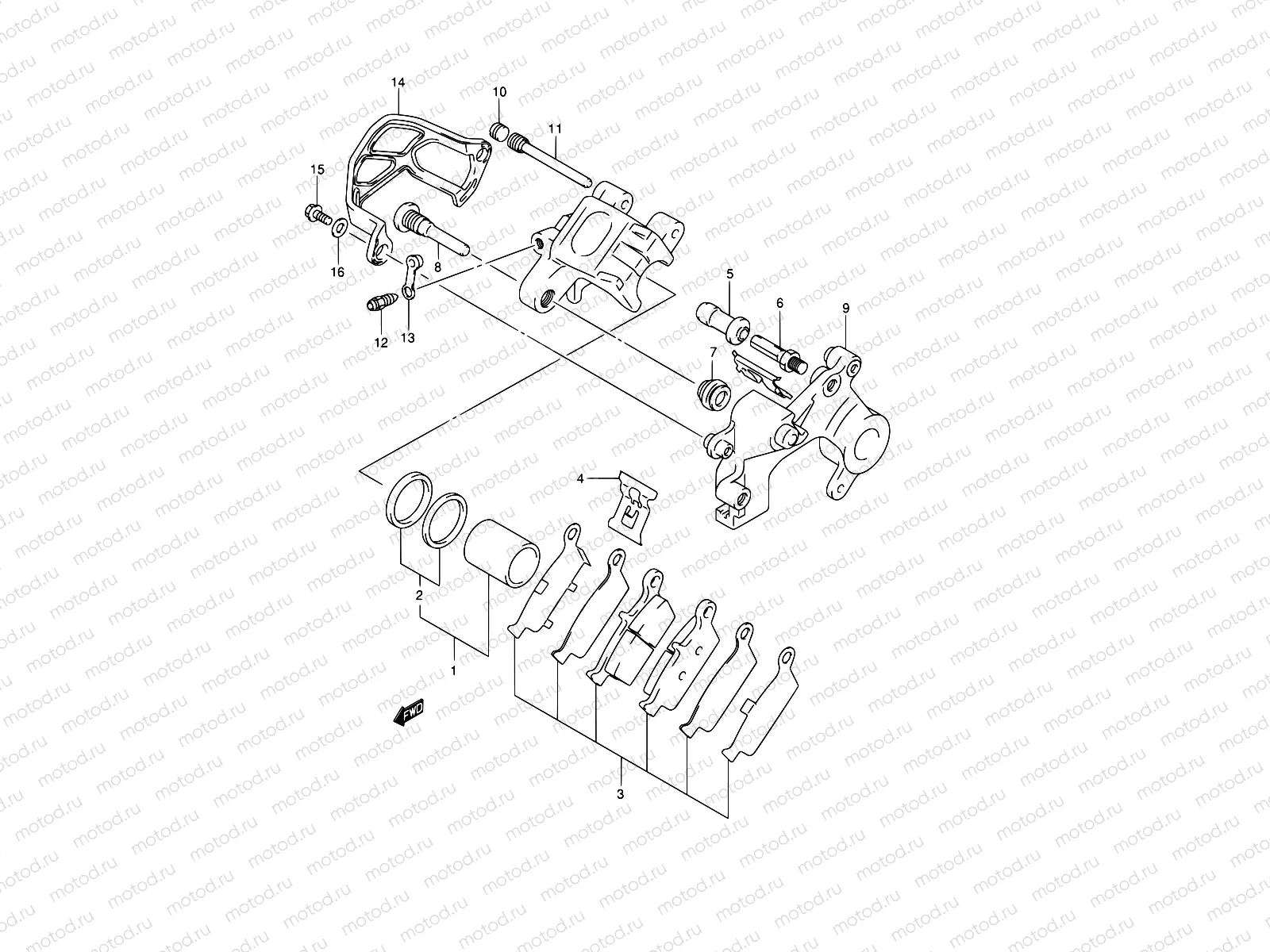 37 - REAR CALIPER