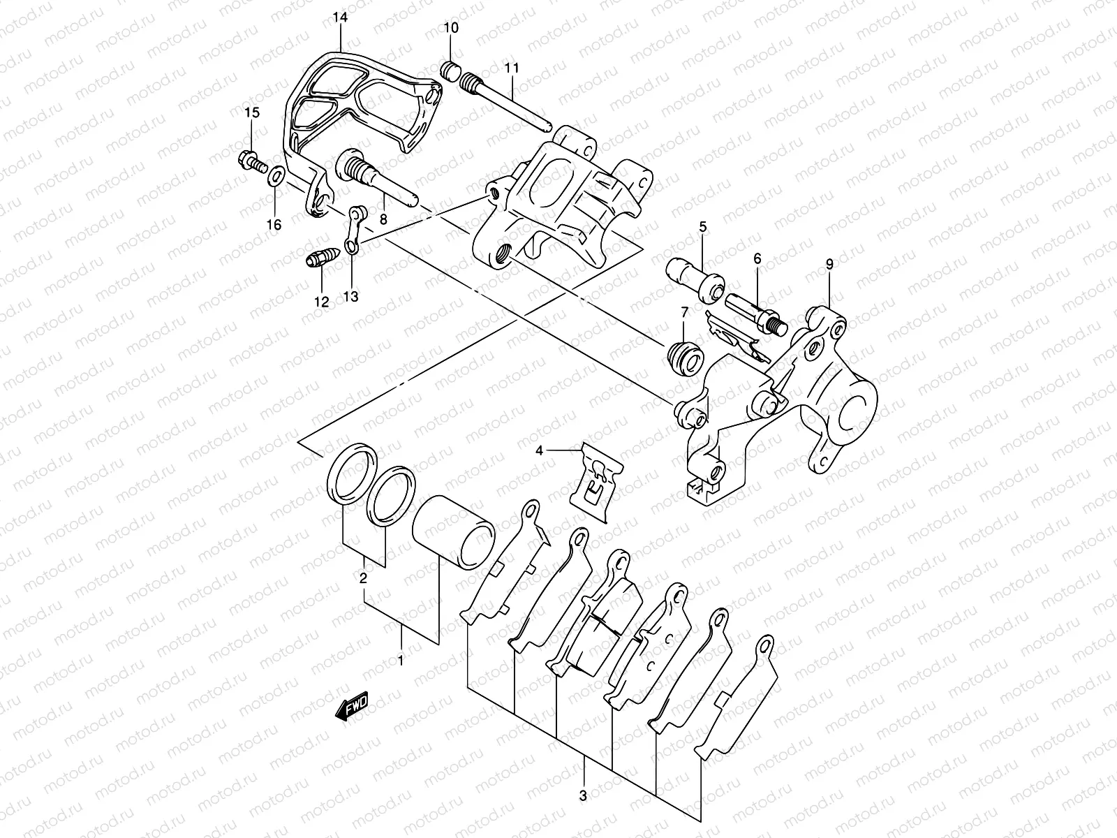 37 - REAR CALIPER