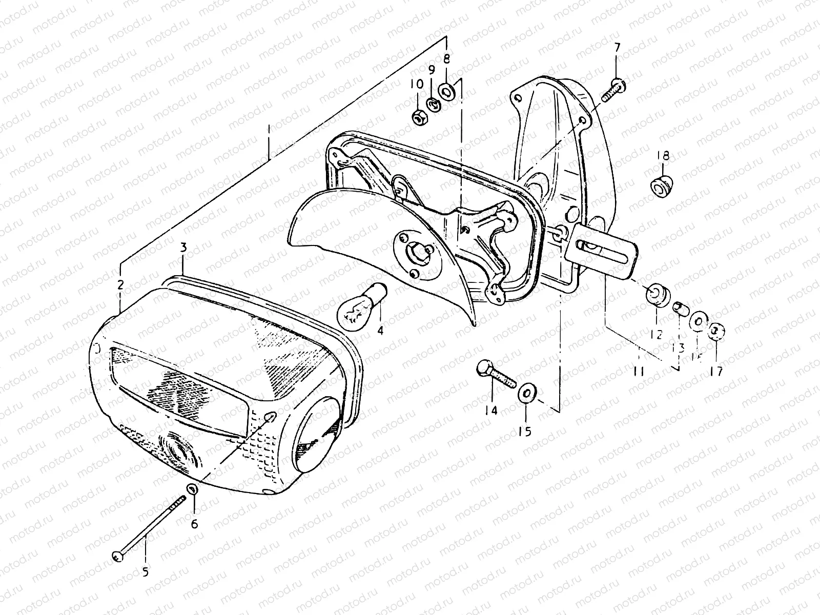37 - REAR COMBINATION LAMP (E26)