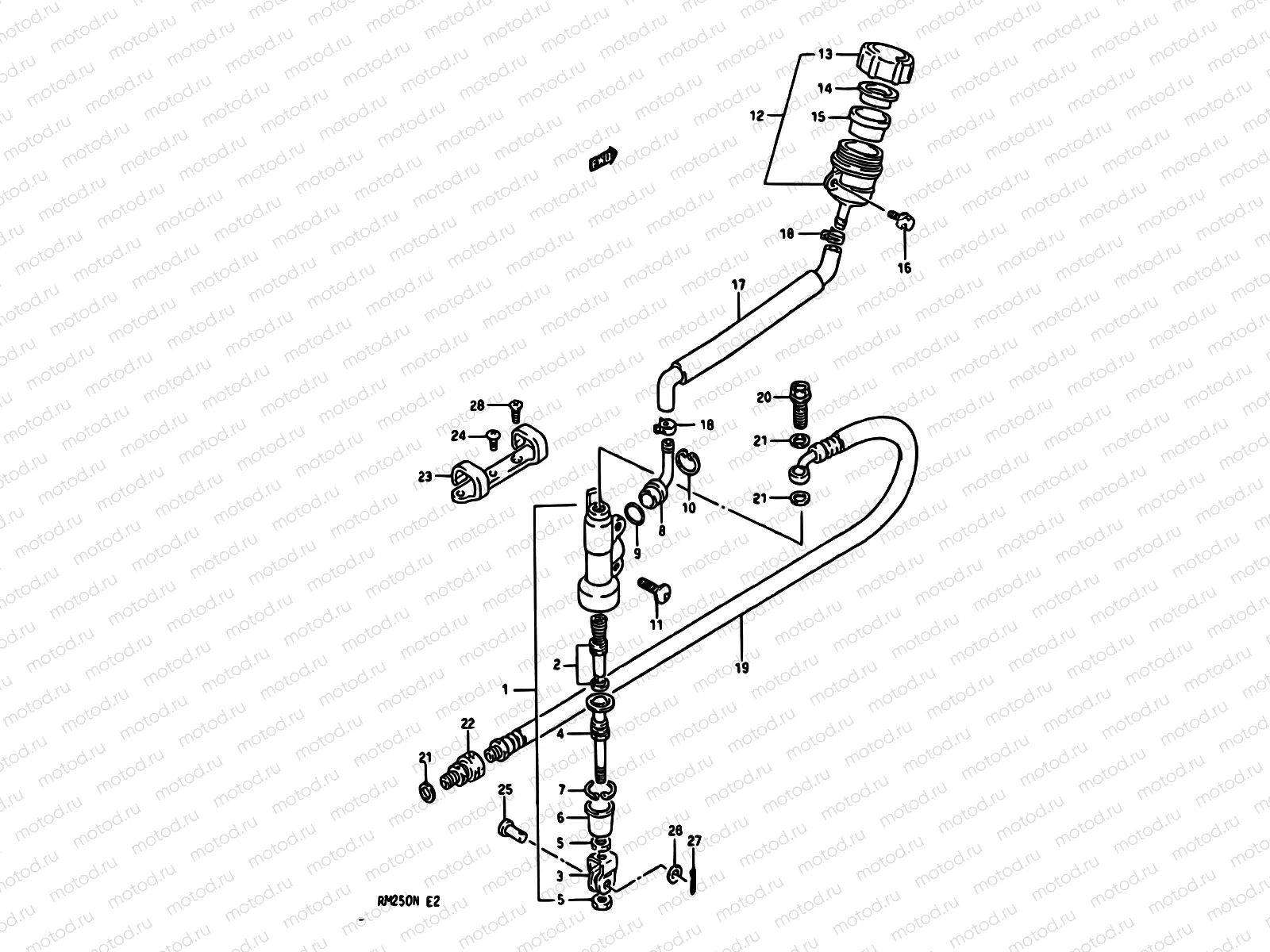 37 - REAR MASTER CYLINDER (MODEL K)