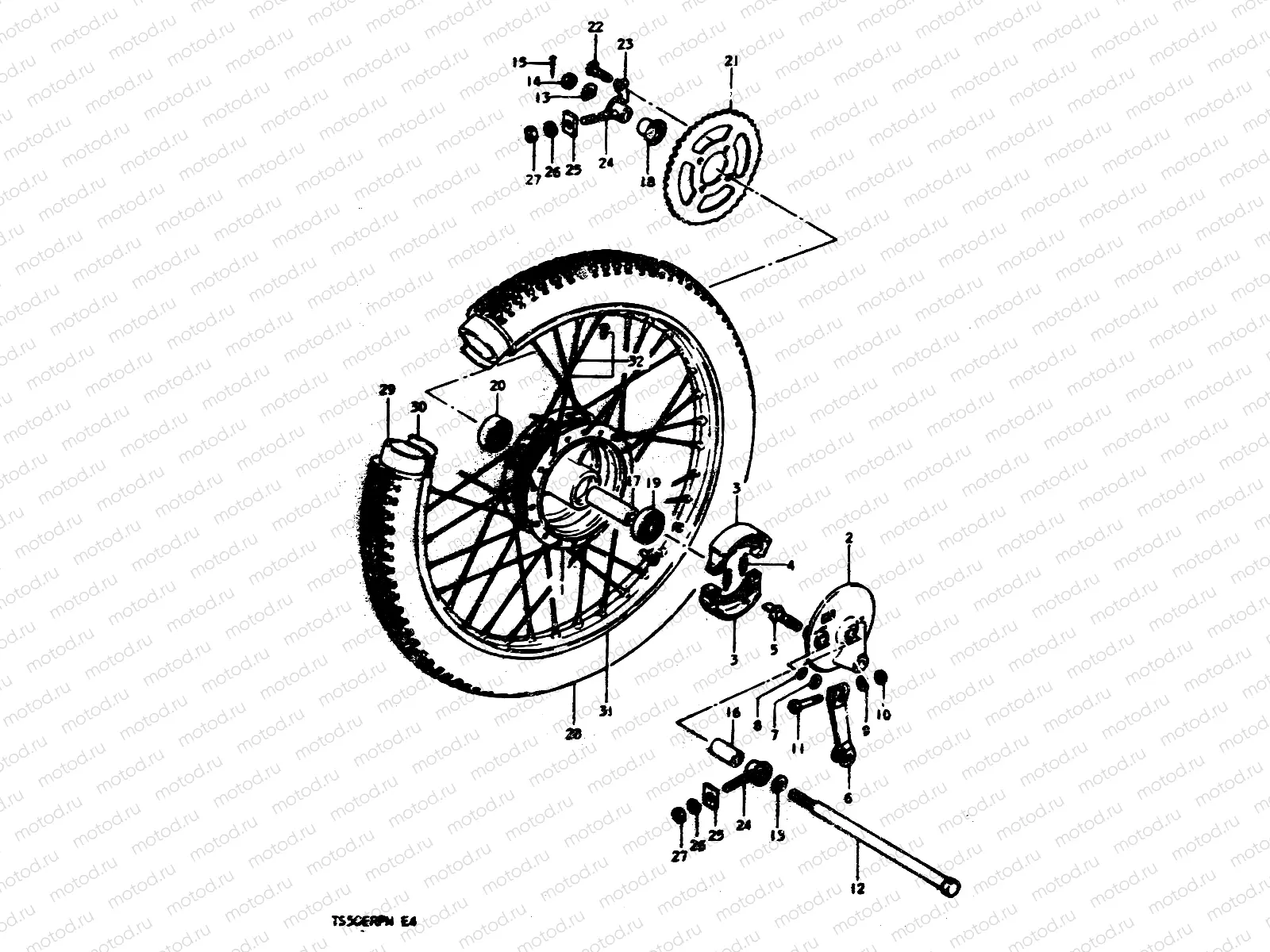 37 - REAR WHEEL