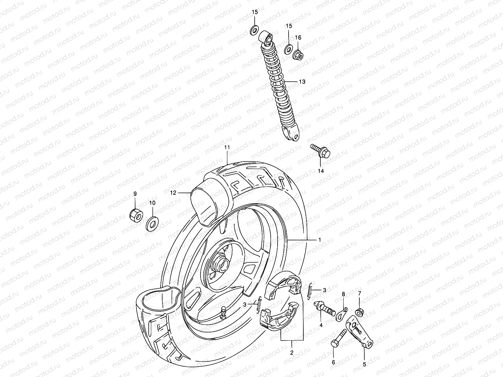 37 - REAR WHEEL