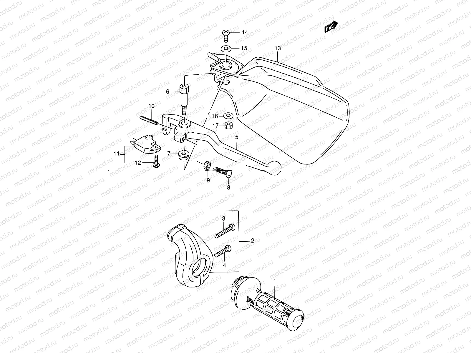 37 - RH HANDLE LEVER