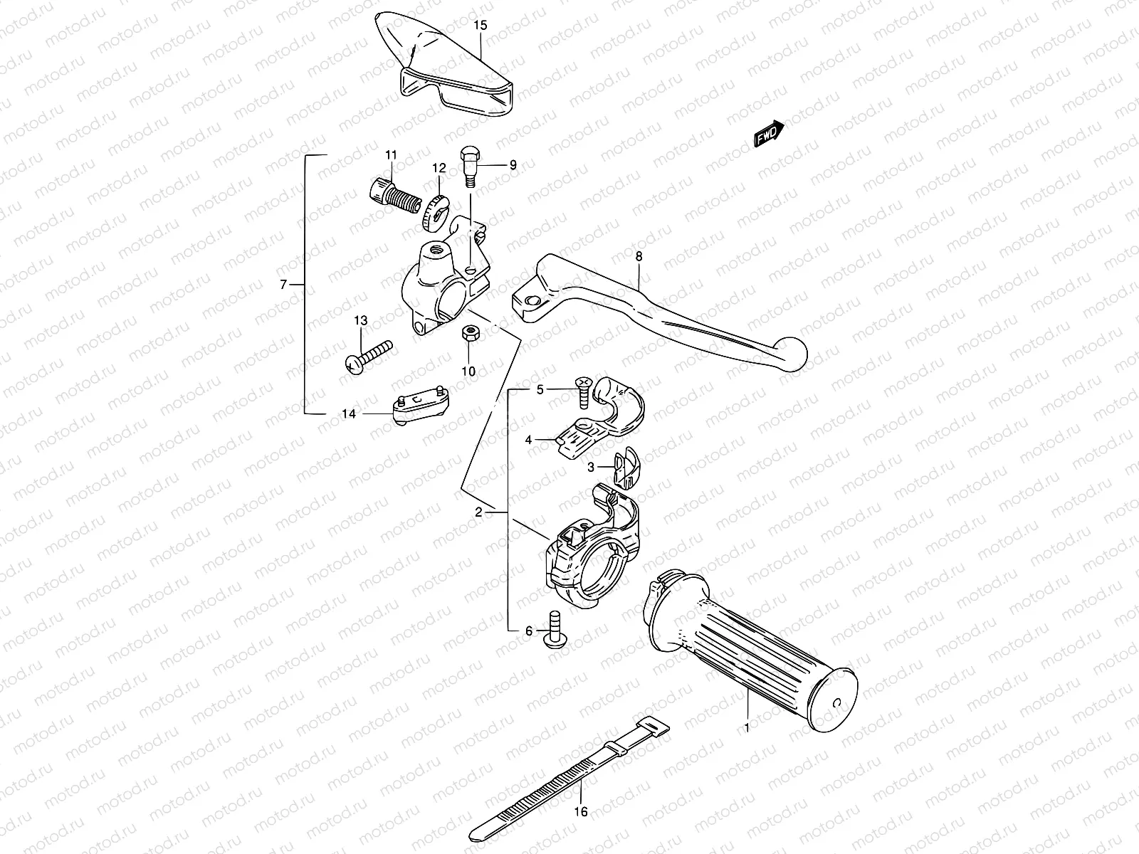 37 - RIGHT HANDLE SWITCH