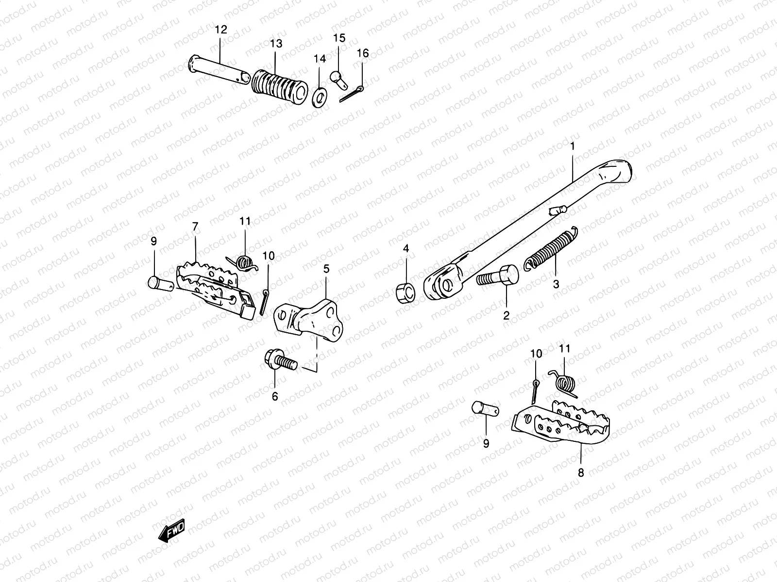 37 - STAND - FOOTREST (E18)