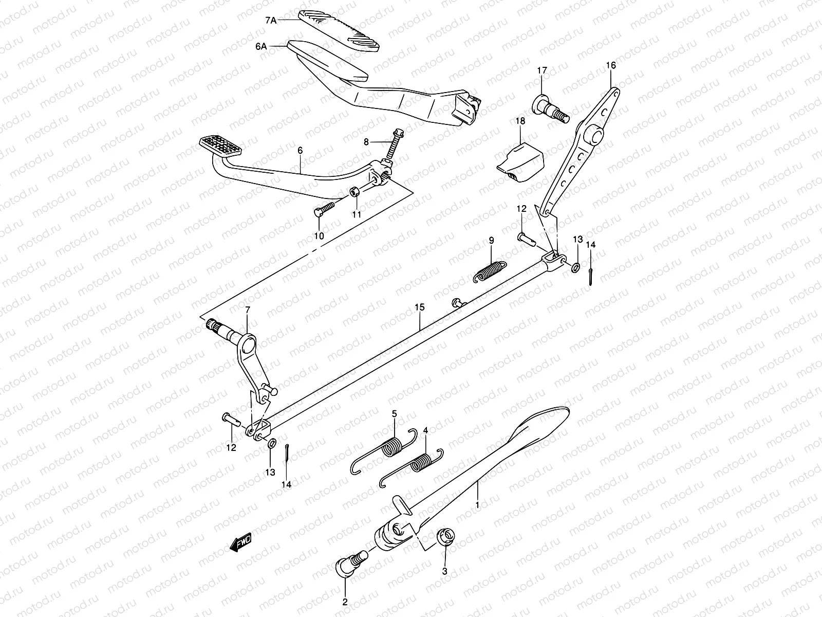 37 - STAND - REAR BRAKE