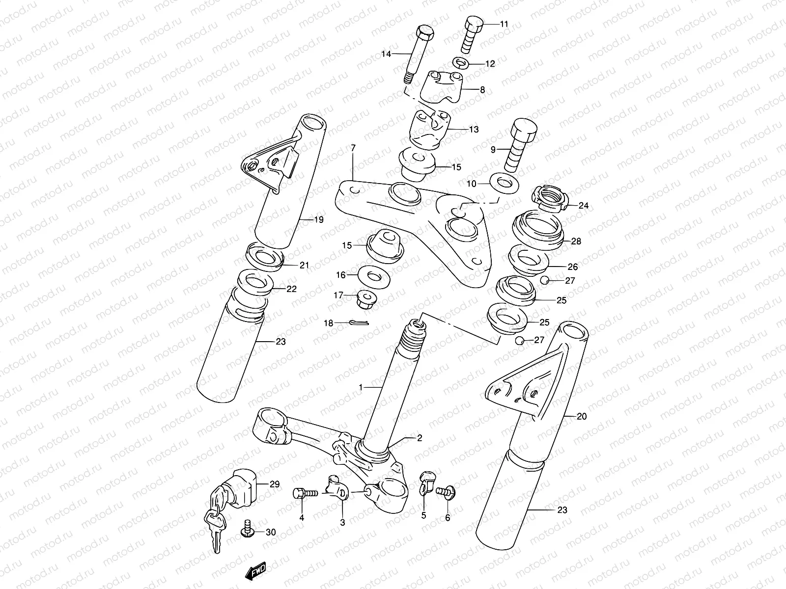 37 - STEERING STEM