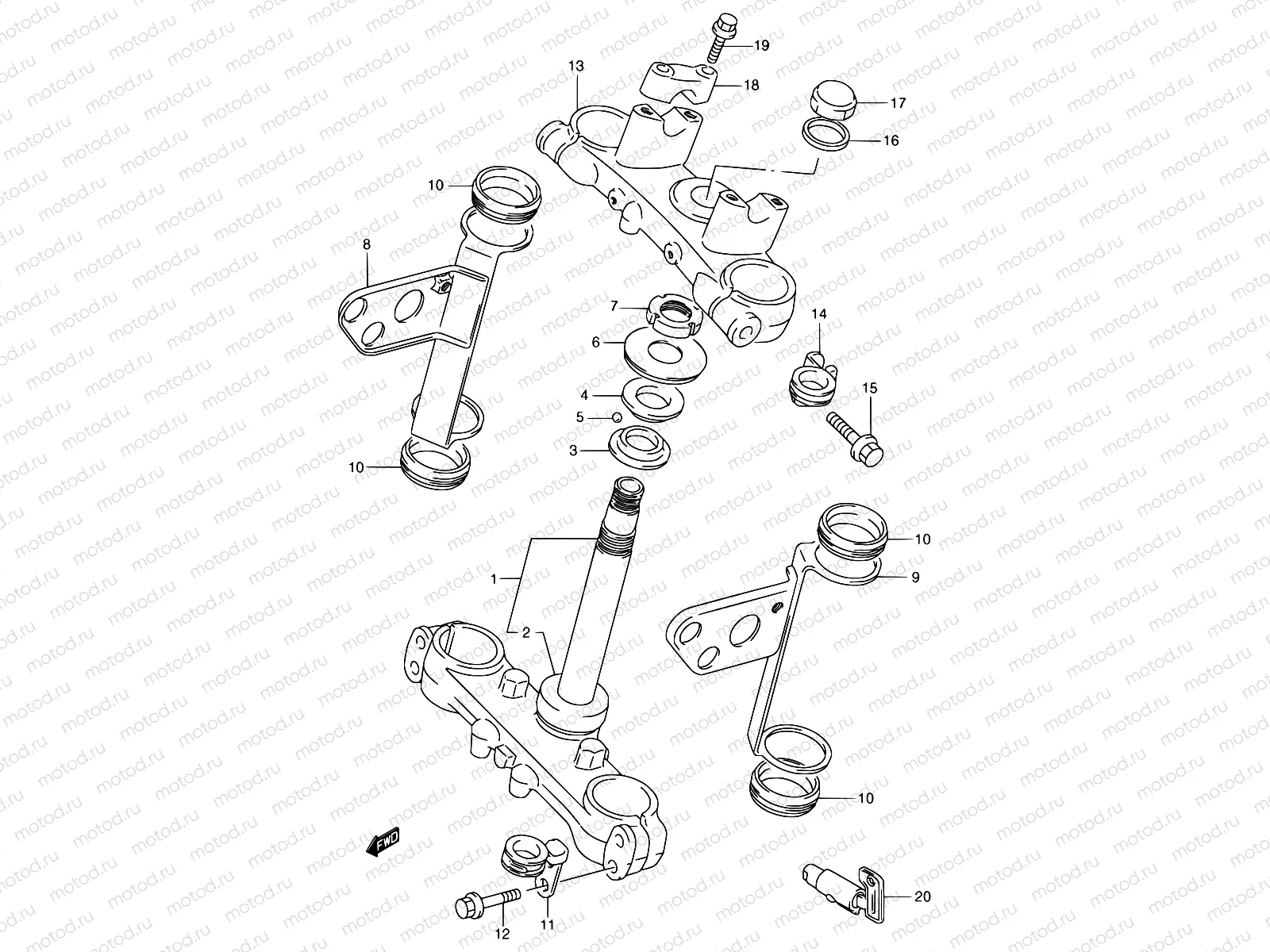 37 - STEERING STEM
