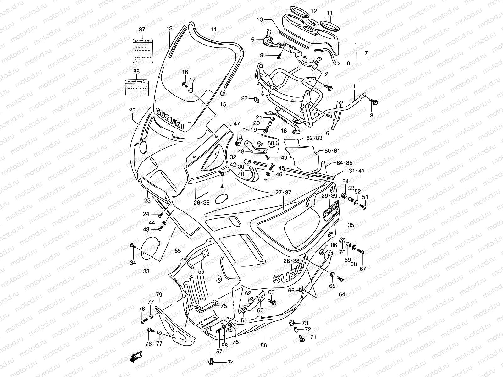 37A - COWLING (MODEL L)