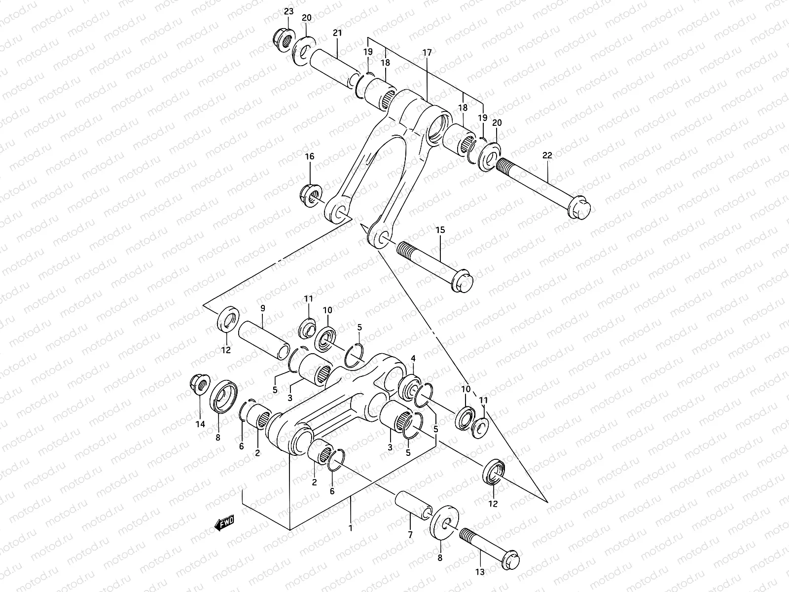 37A - CUSHION LEVER (MODEL L/M/N/P/R/S)