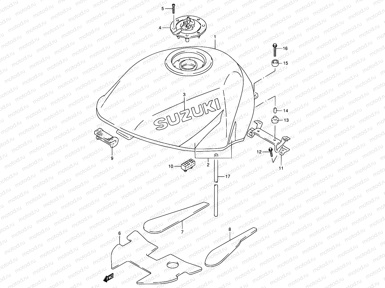 37A - FUEL TANK (MODEL T)