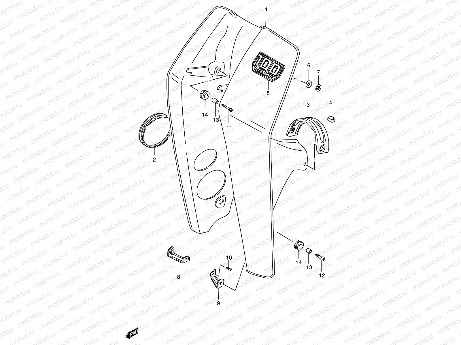 37A - LEG SHIELD (MODEL X/Y)