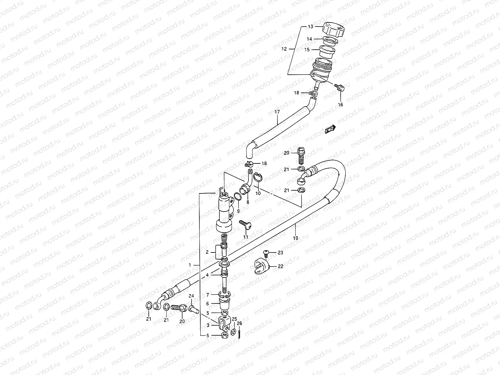 37A - REAR MASTER CYLINDER (MODEL L)