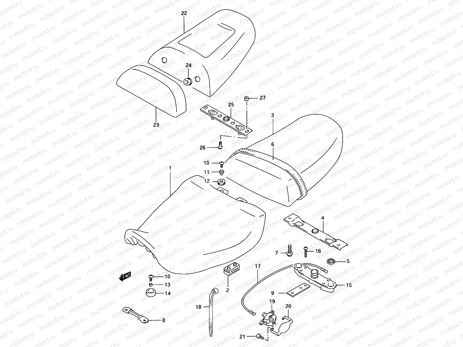37A - SEAT (MODEL R/S)