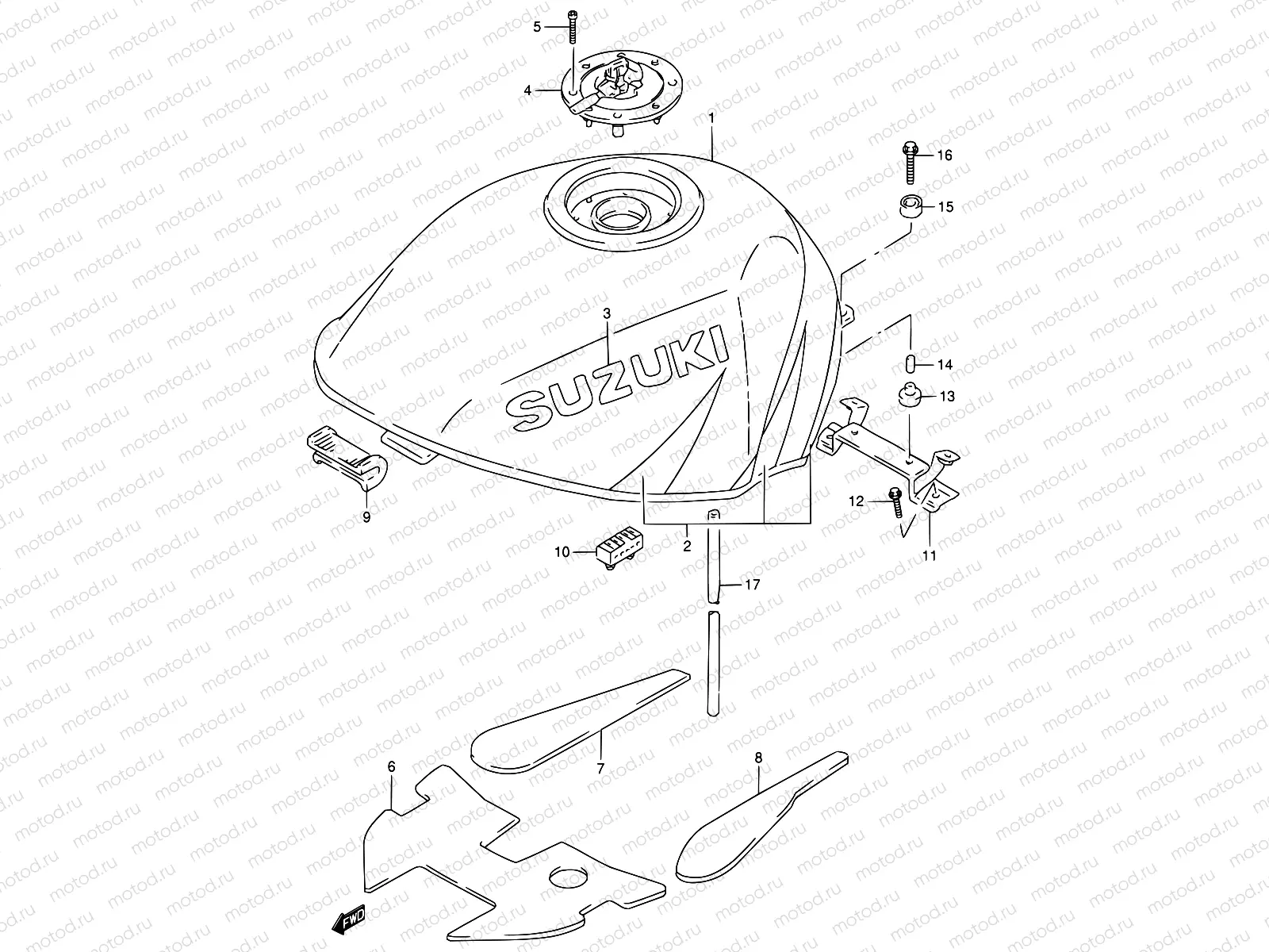37B - FUEL TANK (MODEL V)