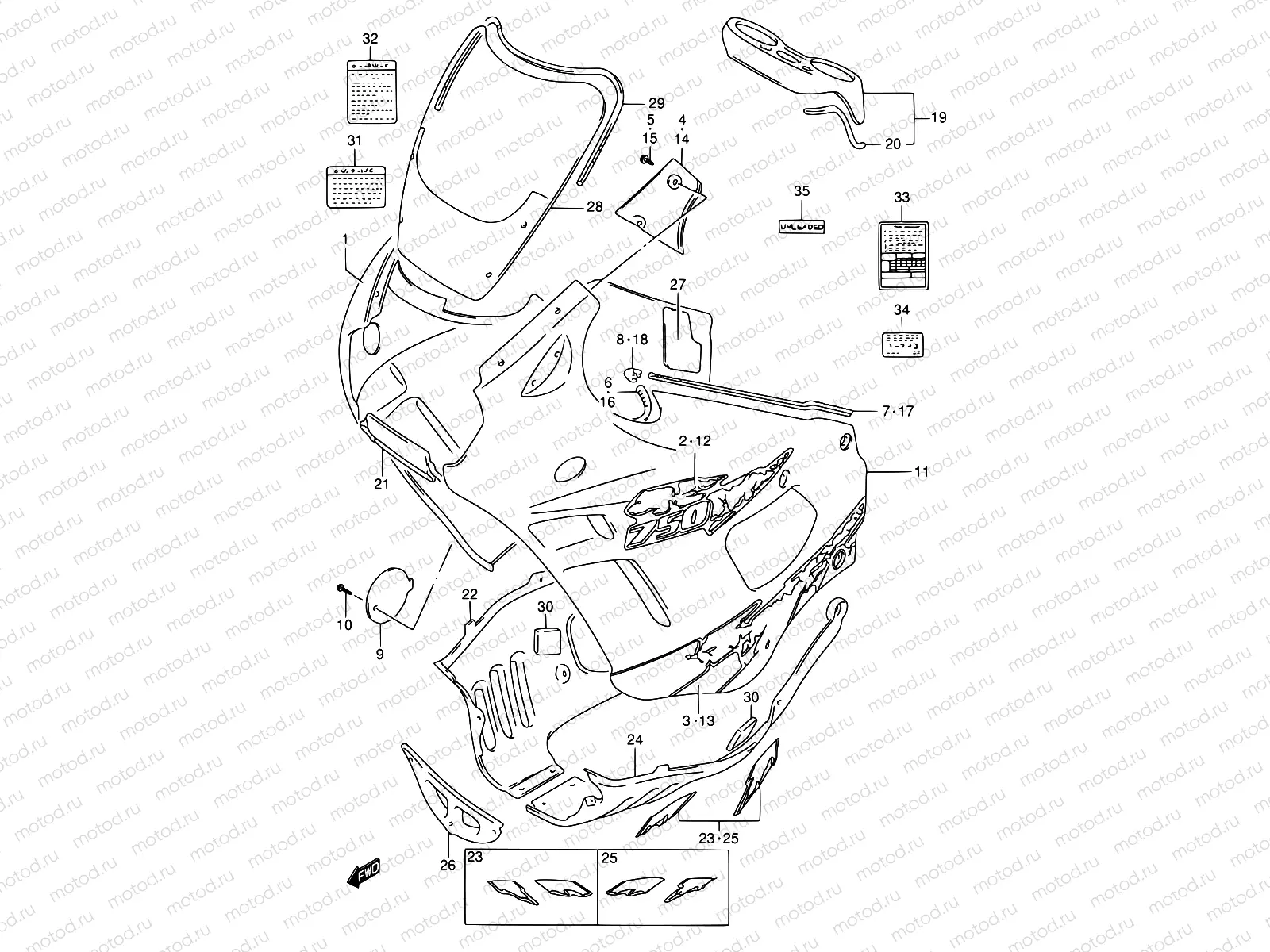 37G - COWLING BODY (MODEL S)
