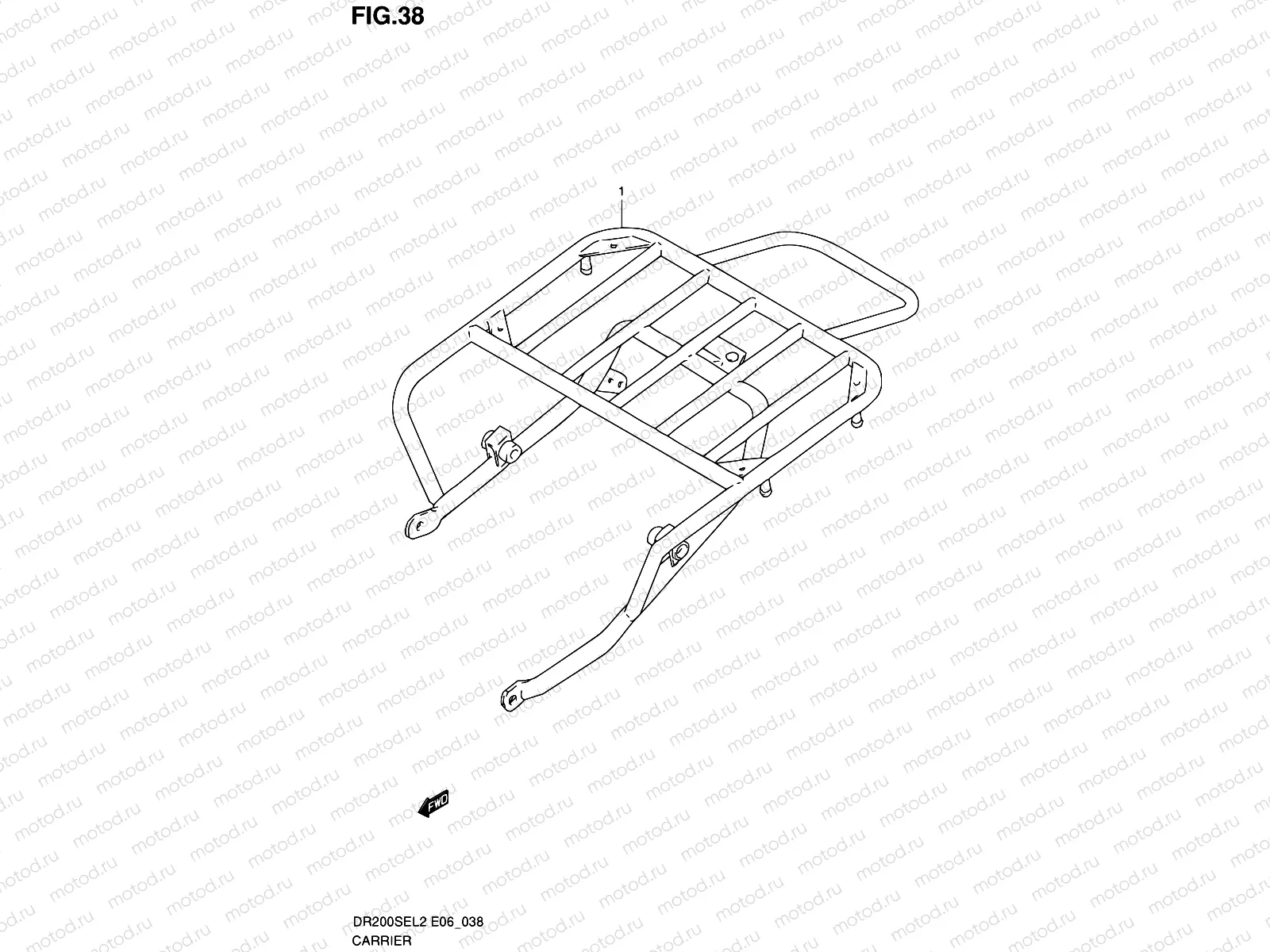 38 - CARRIER (DR200SEL2 E24)
