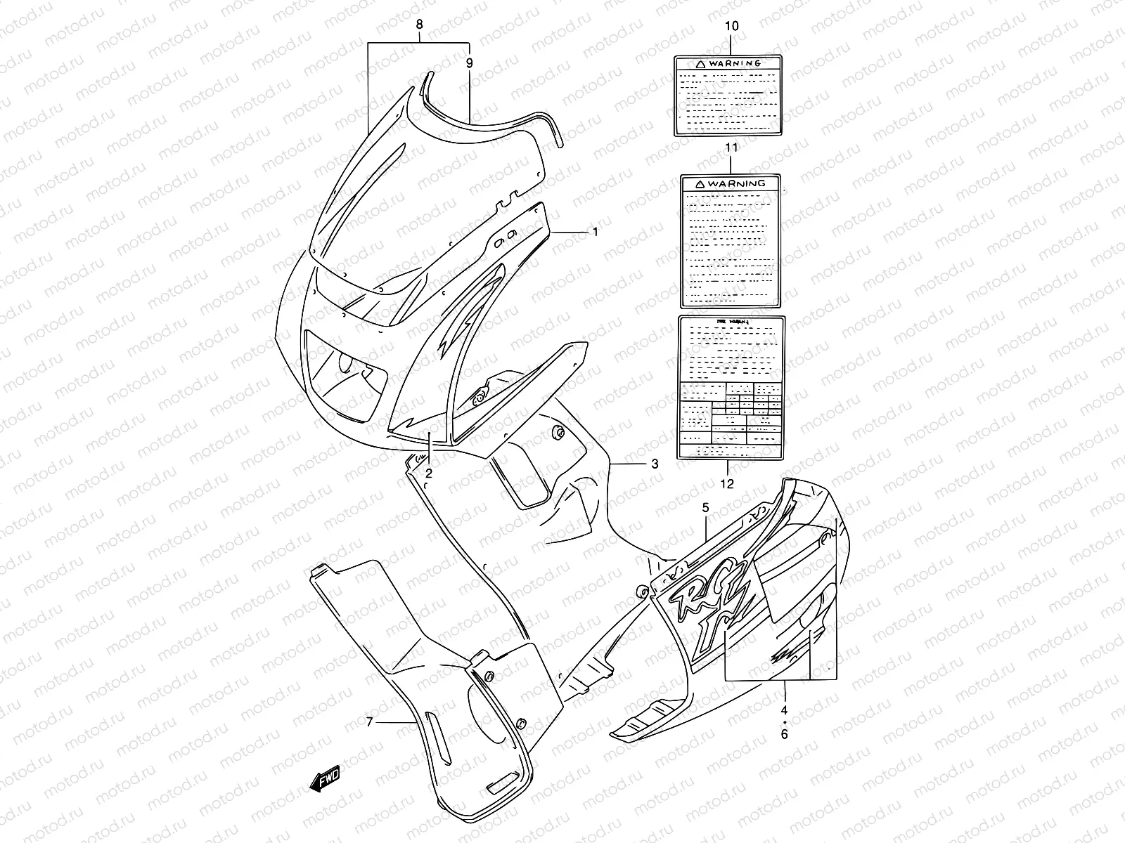 38 - COWLING BODY