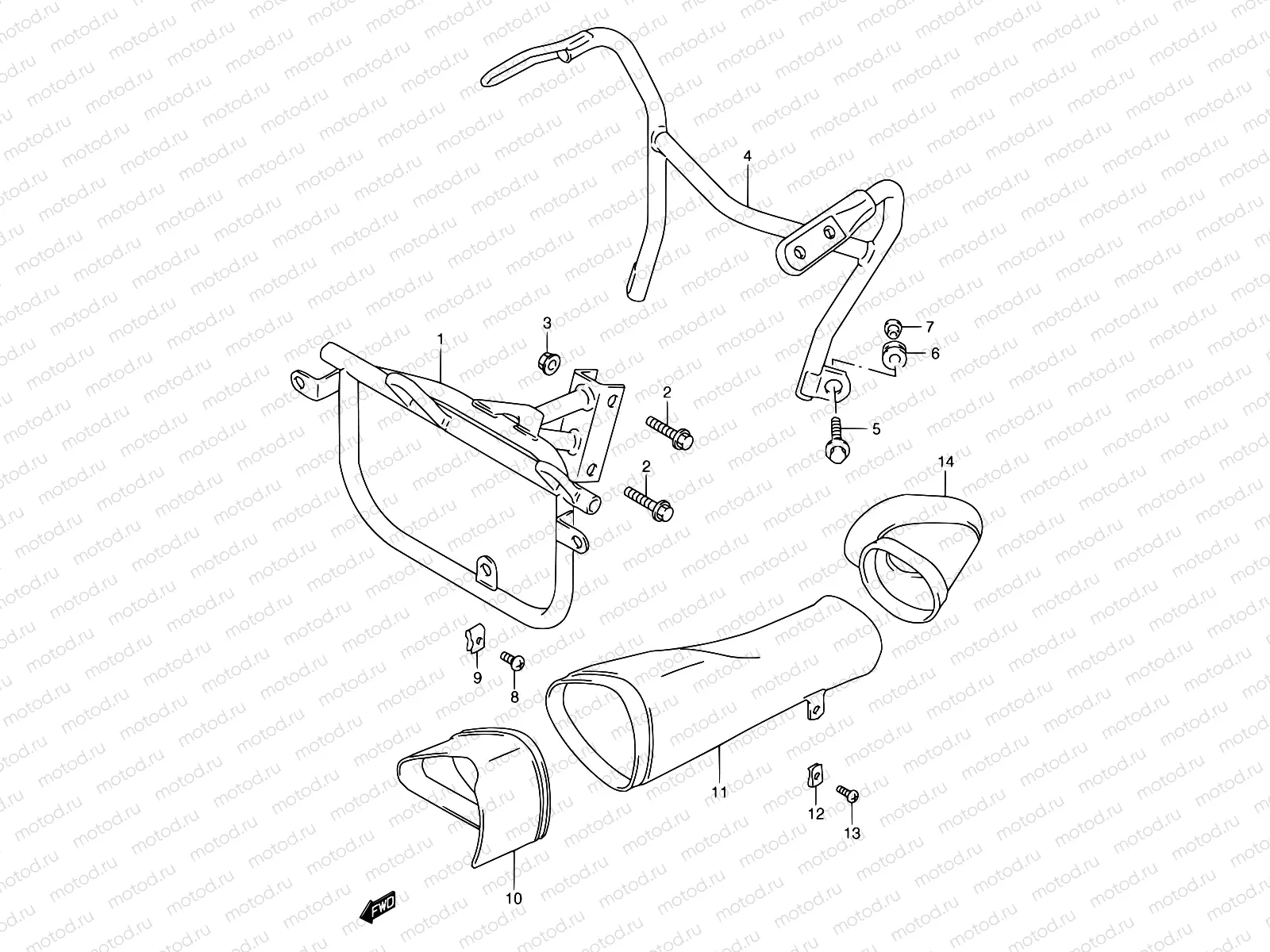 38 - COWLING BODY INSTALLATION PARTS