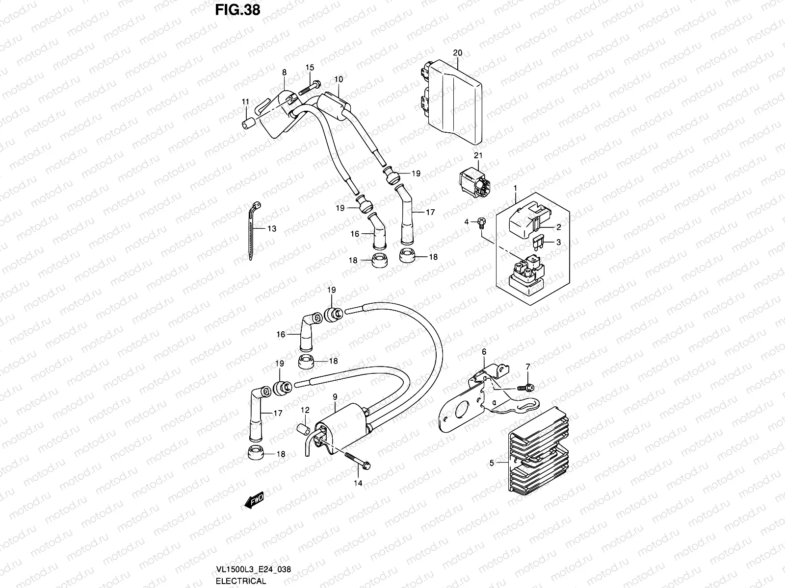 38 - ELECTRICAL (VL1500L3 E24)