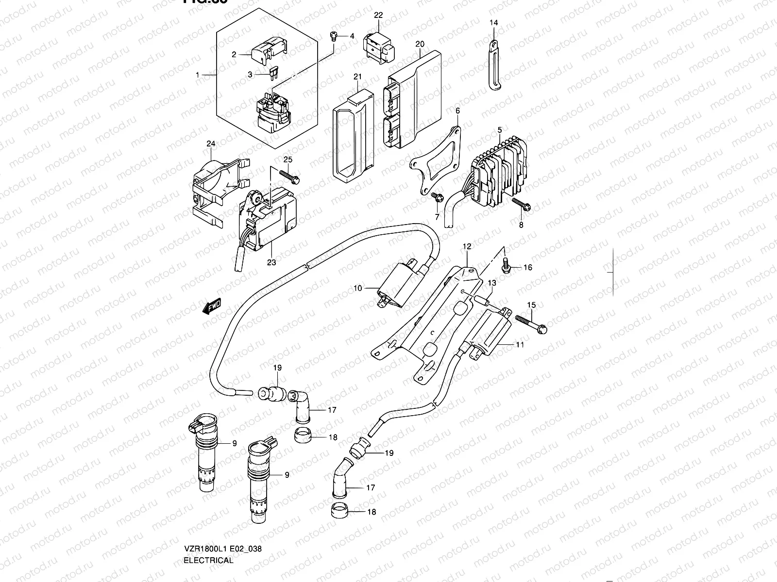 38 - ELECTRICAL (VZR1800L1 E02)