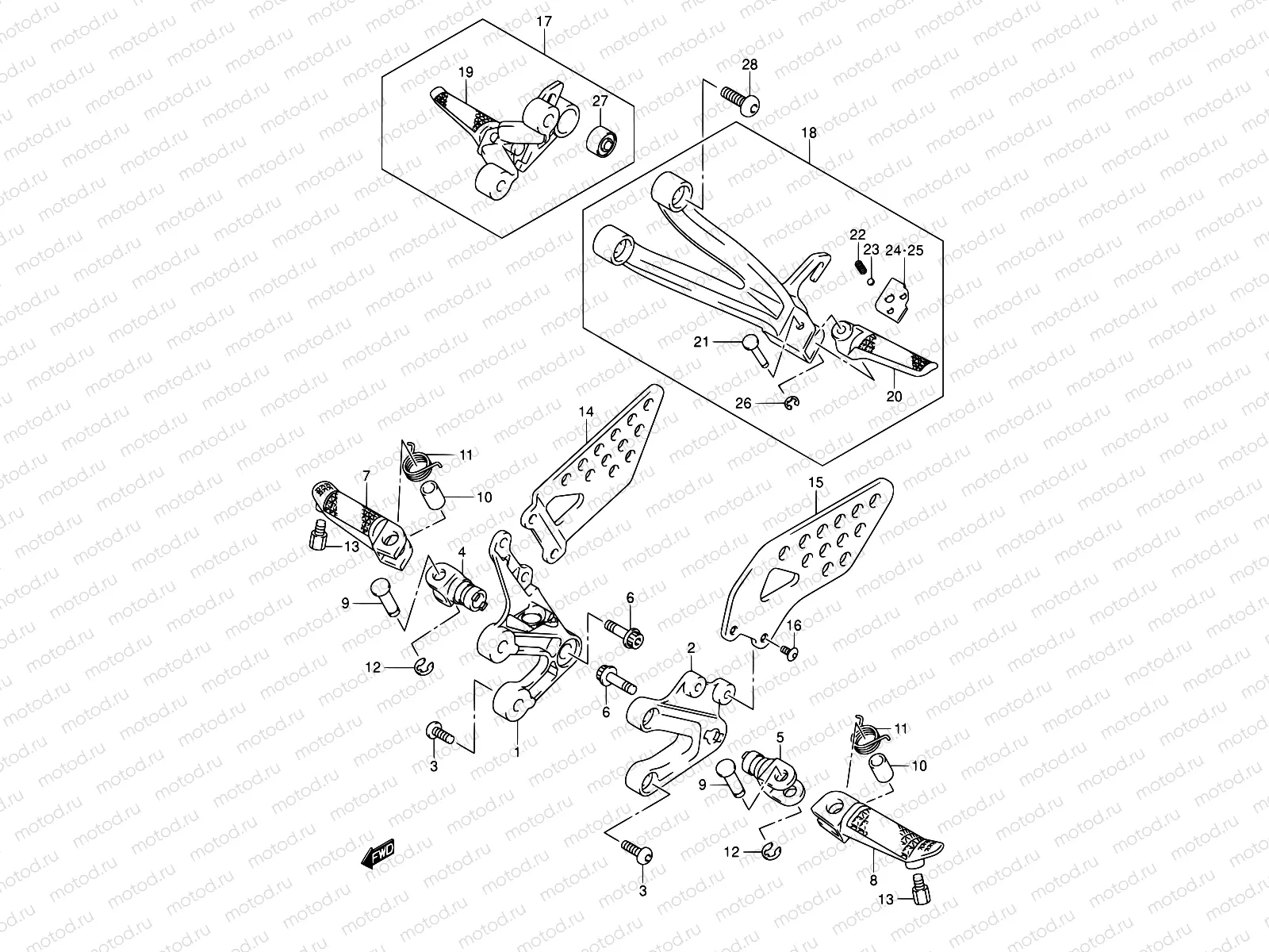 38 - FOOTREST