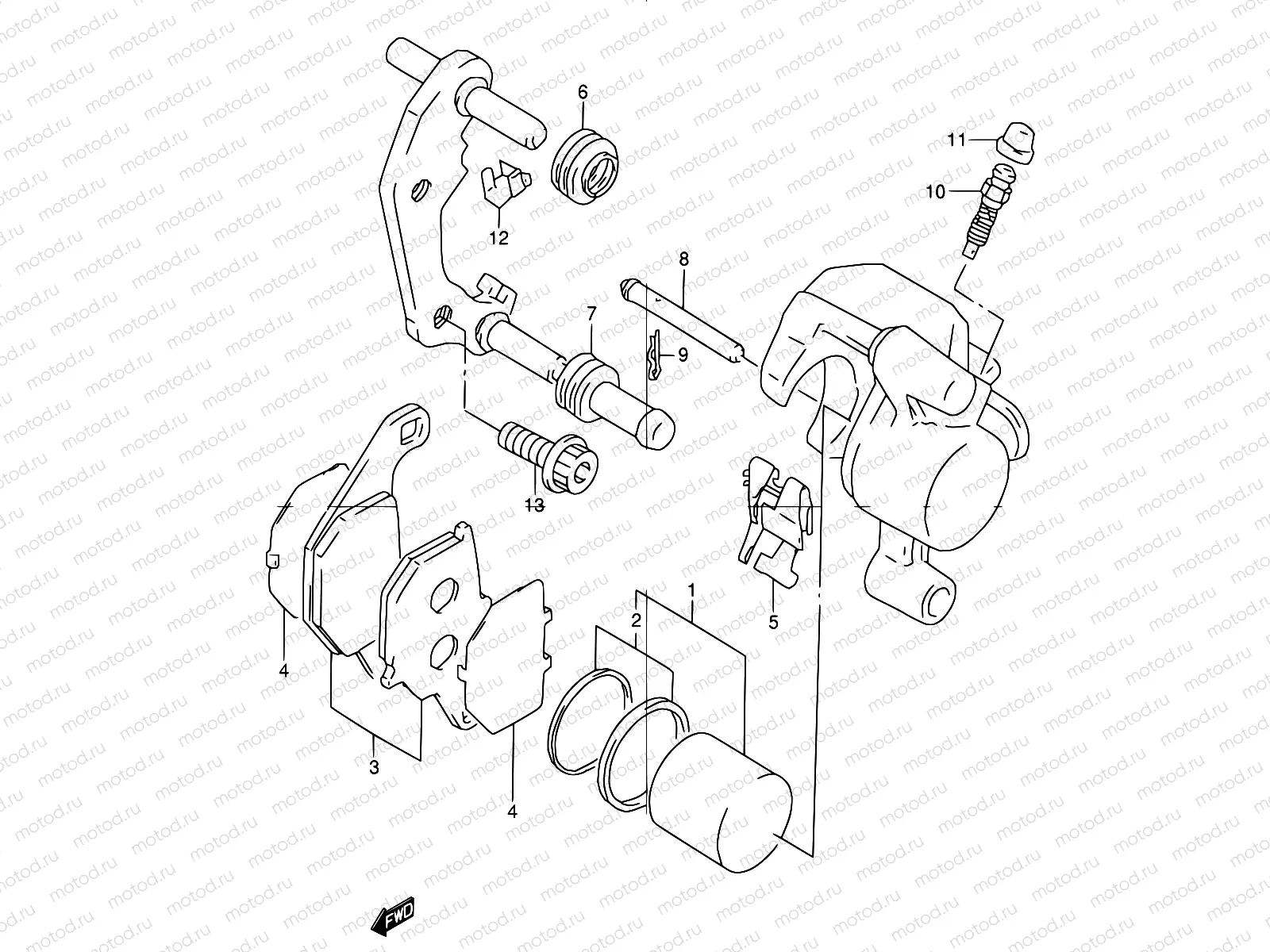 38 - FRONT CALIPER