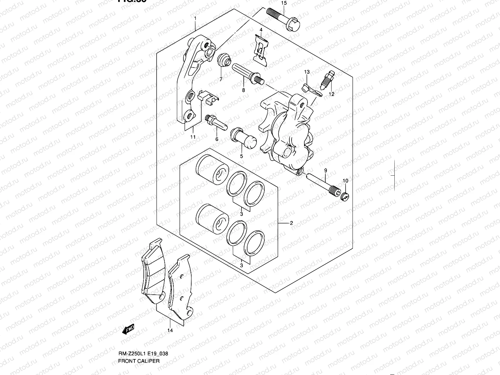 38 - FRONT CALIPER