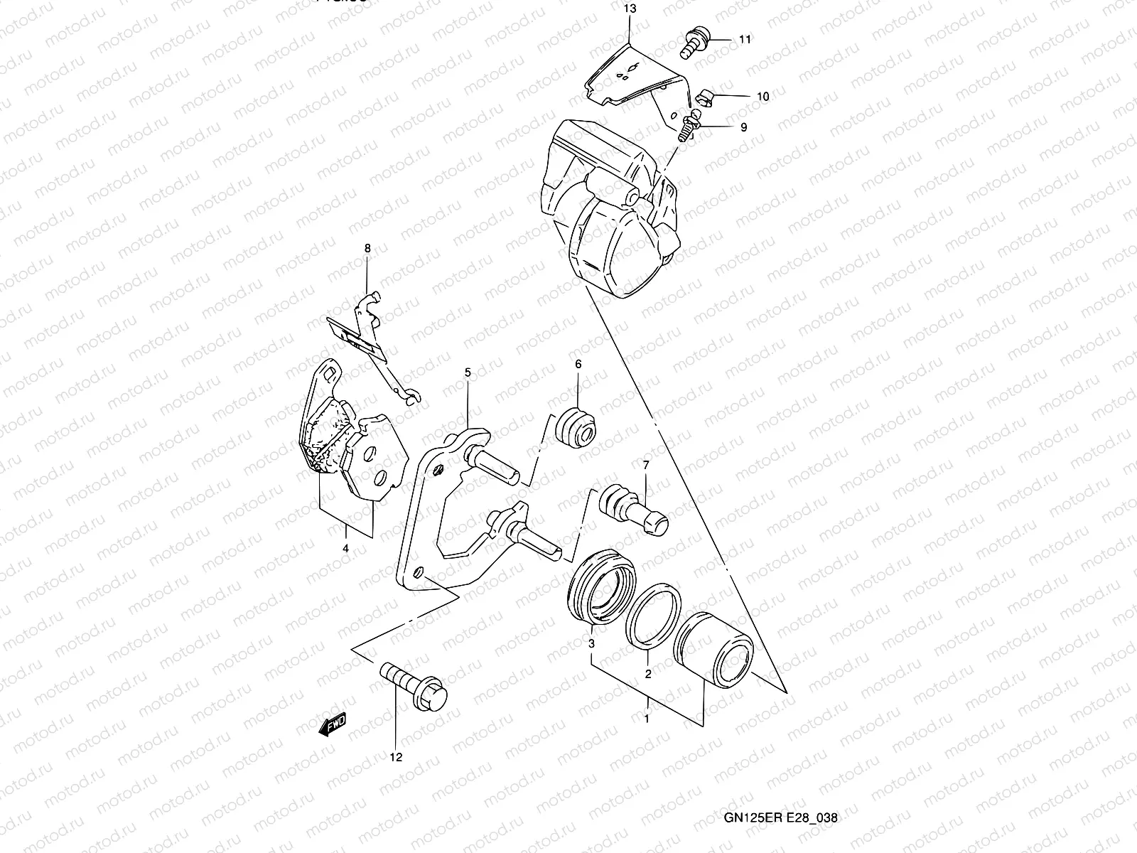 38 - FRONT CALIPER