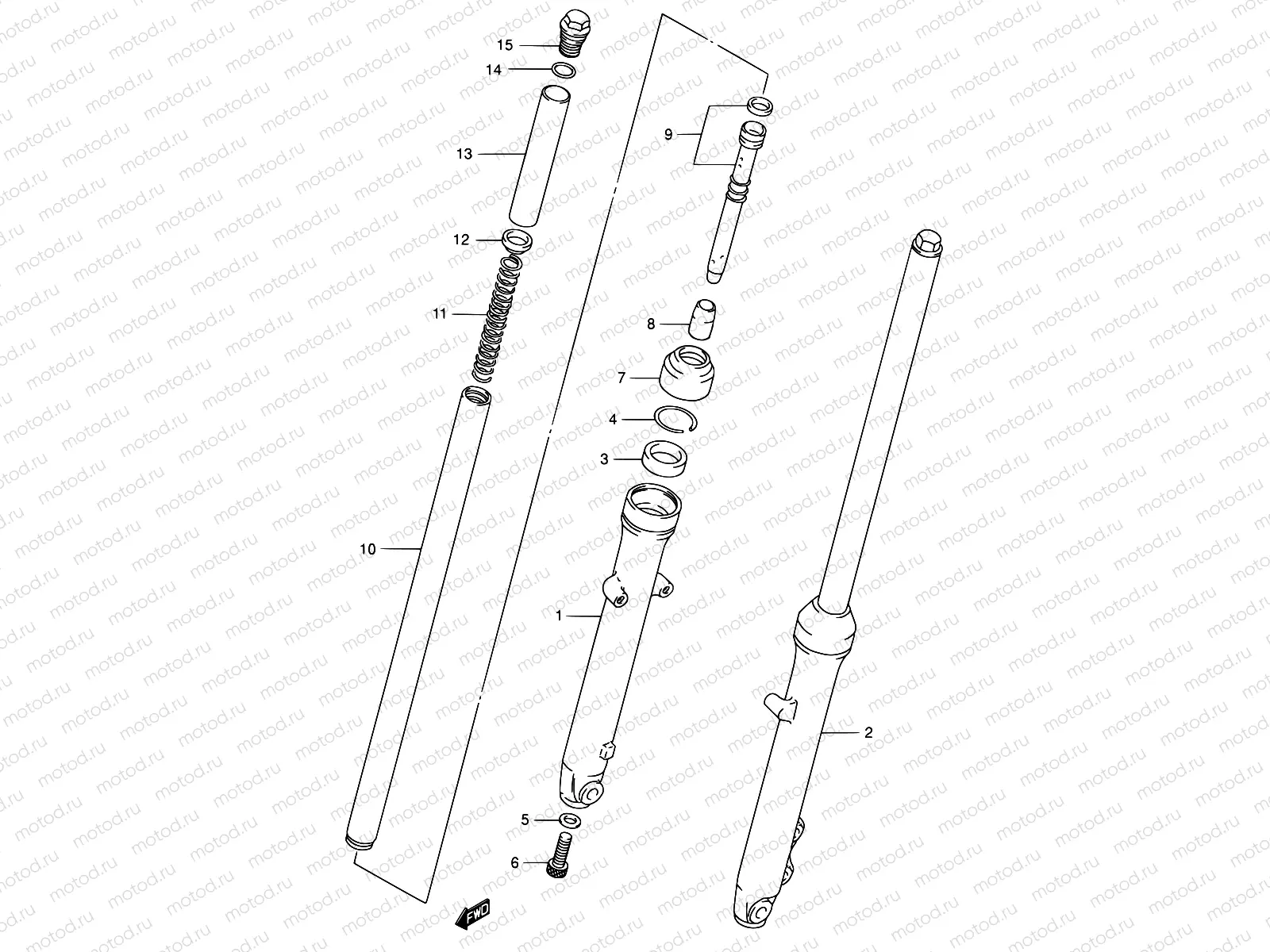38 - FRONT DAMPER
