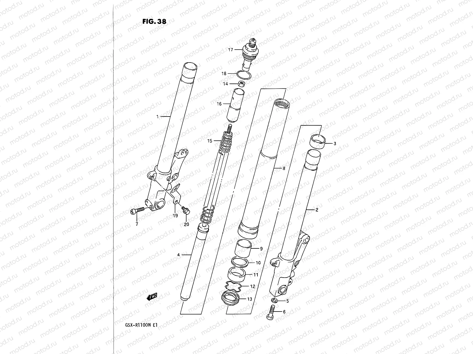 38 - FRONT DAMPER