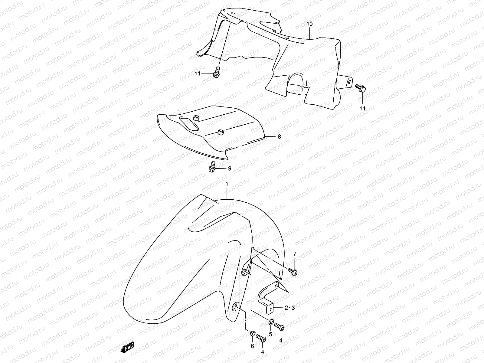 38 - FRONT FENDER