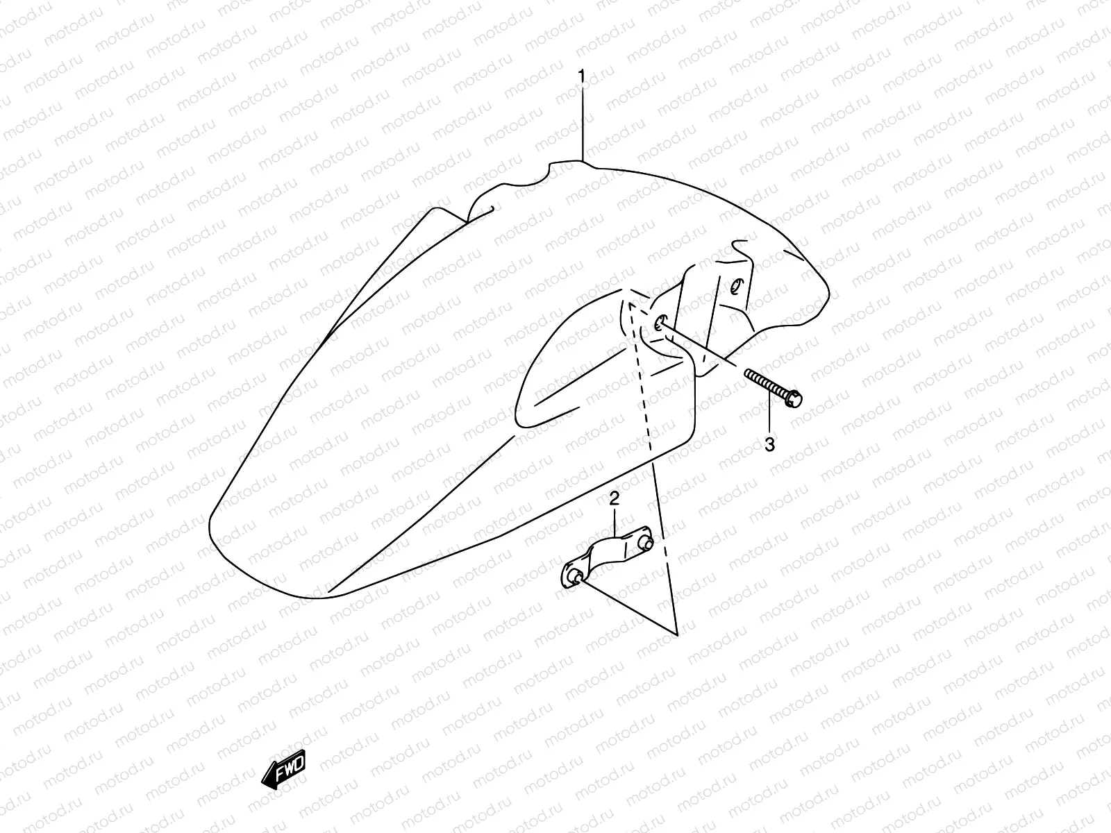 38 - FRONT FENDER