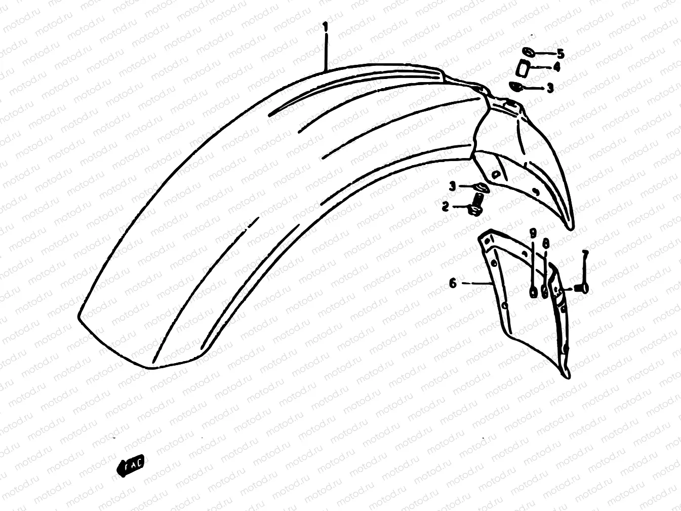 38 - FRONT FENDER