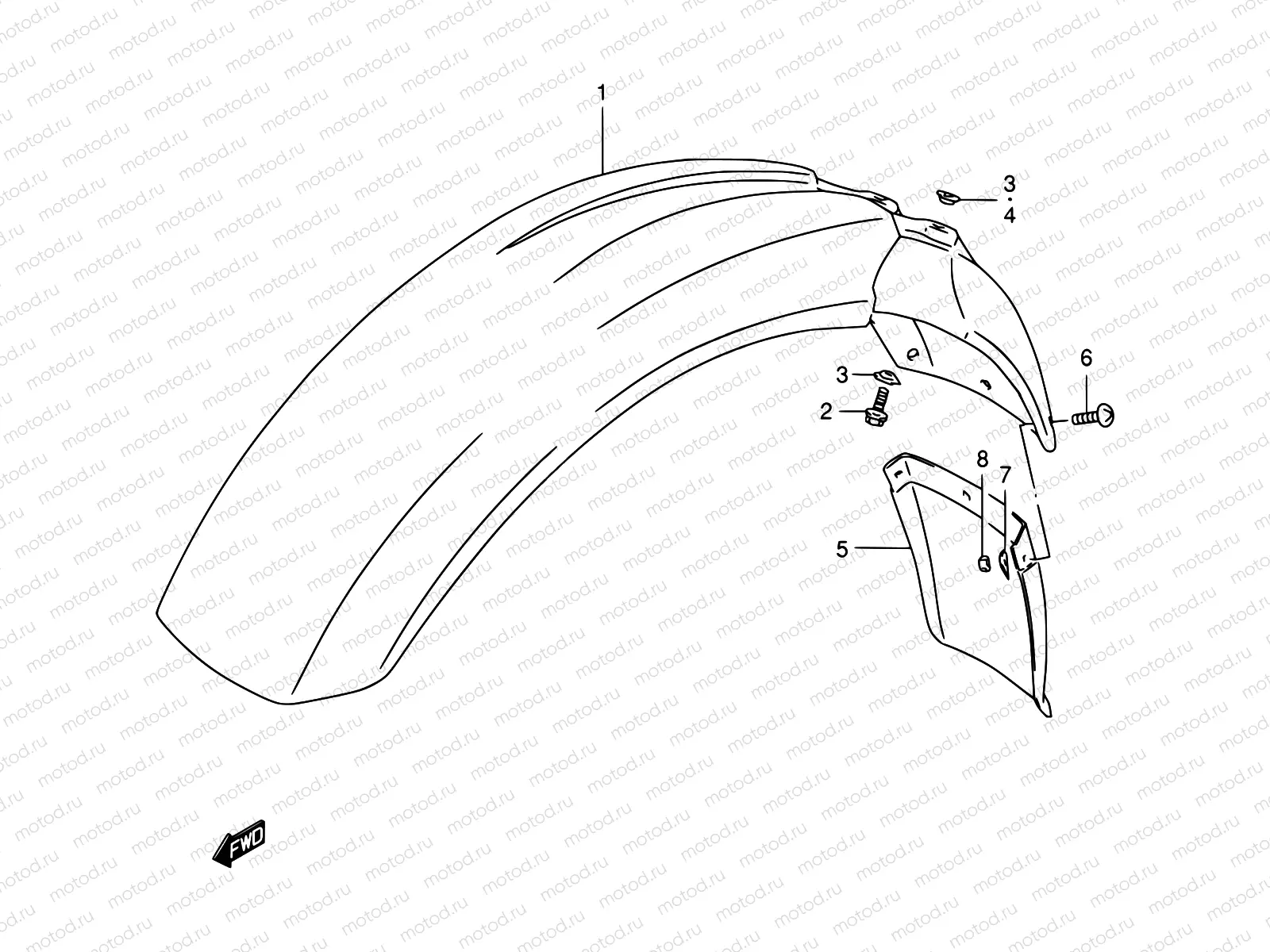 38 - FRONT FENDER