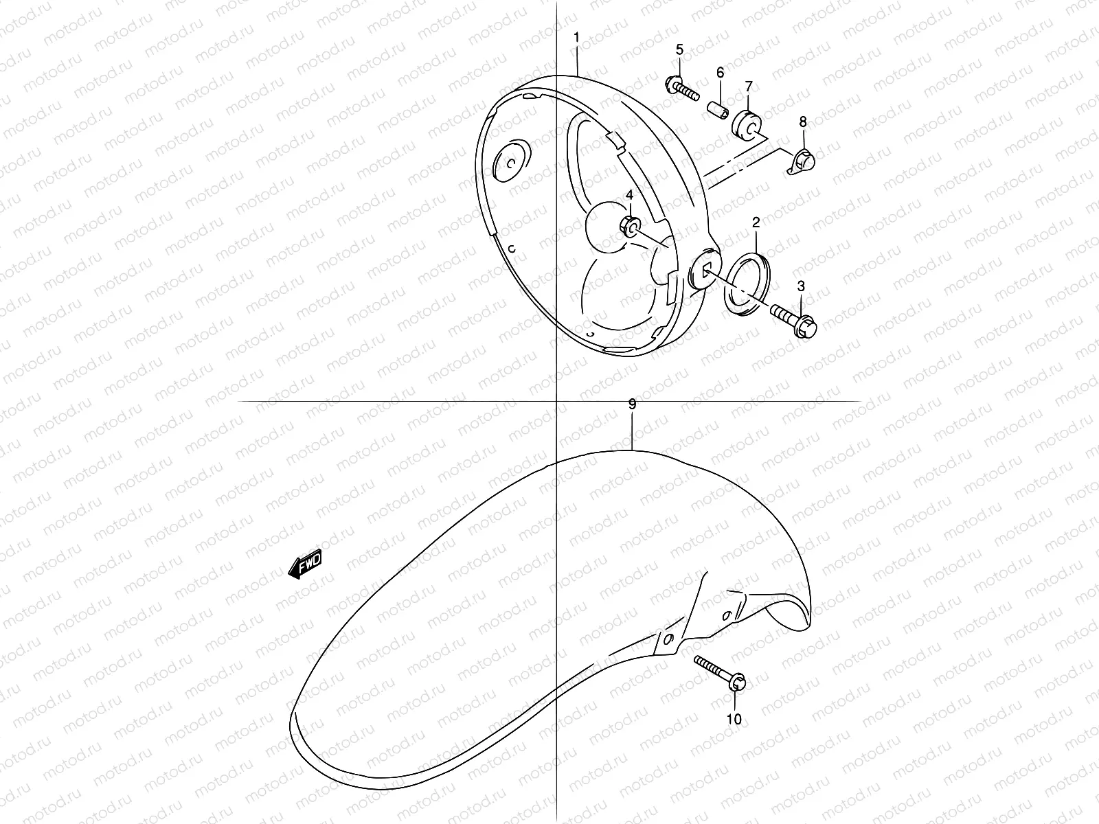 38 - FRONT FENDER
