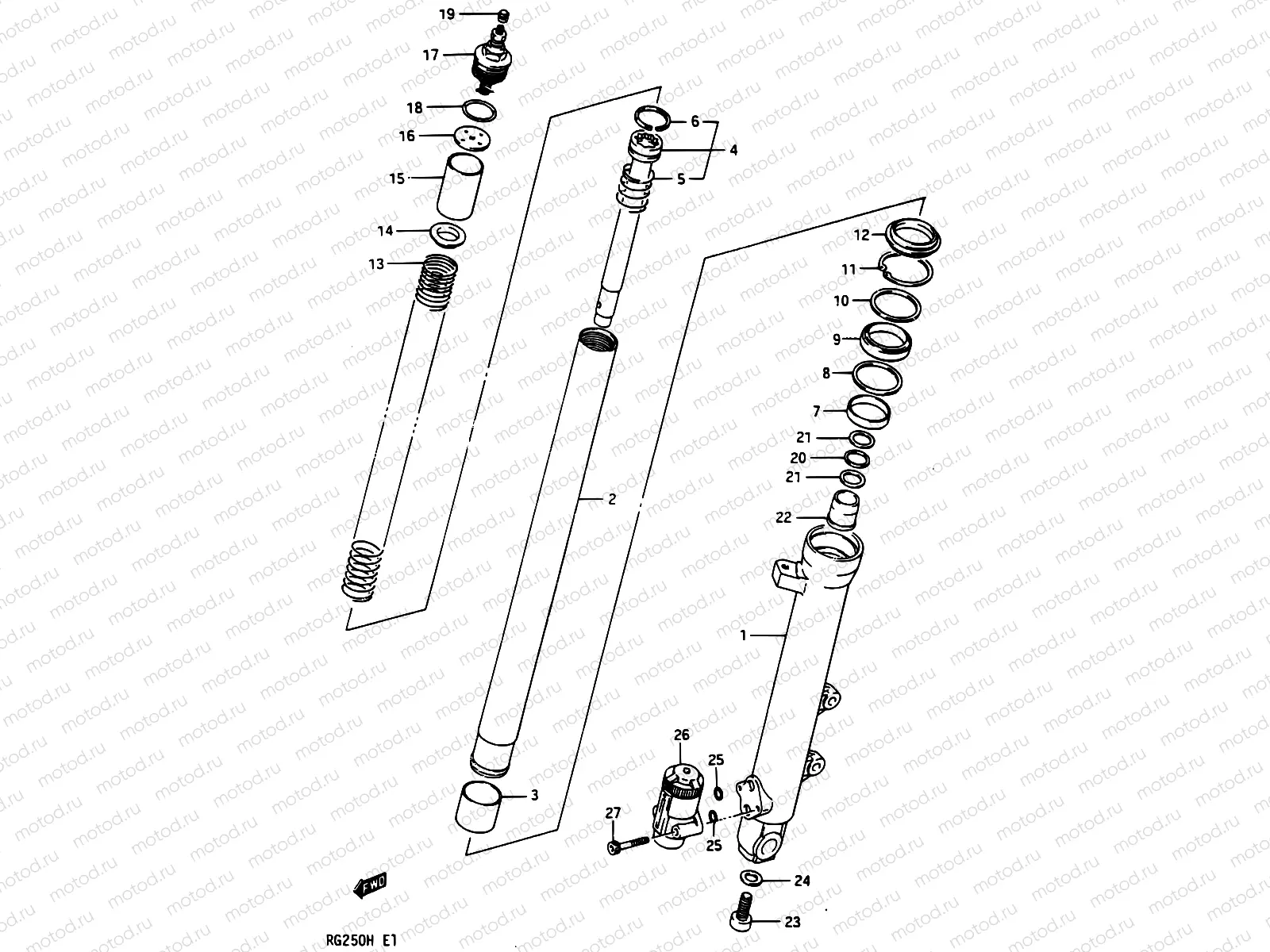 38 - FRONT LH DAMPER