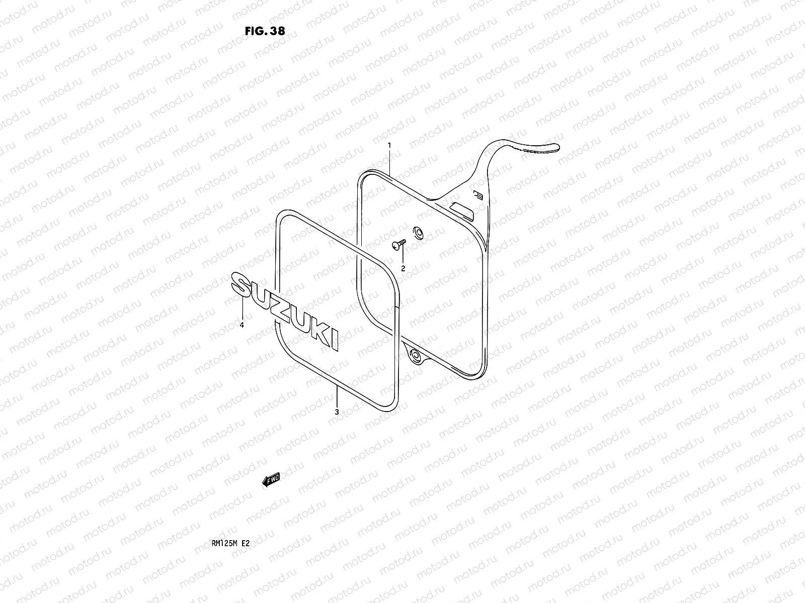 38 - FRONT NUMBER PLATE