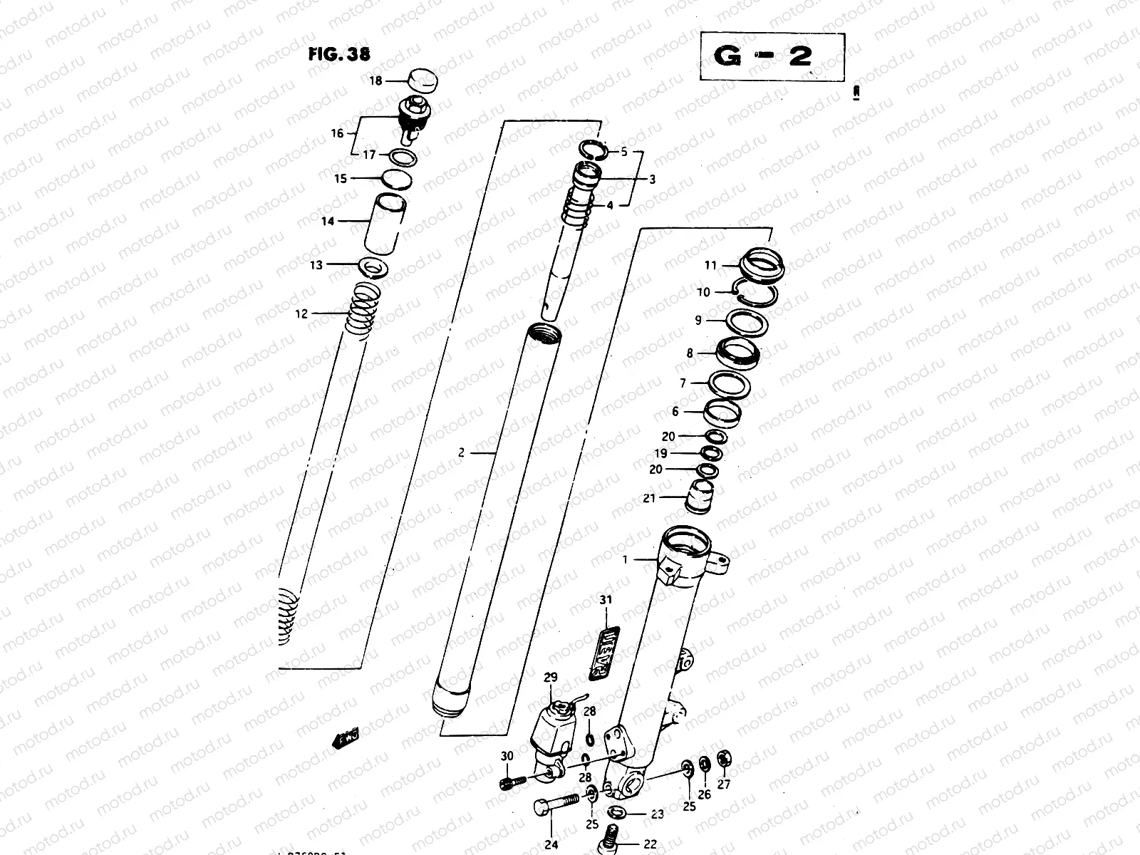 38 - FRONT RH DANPER