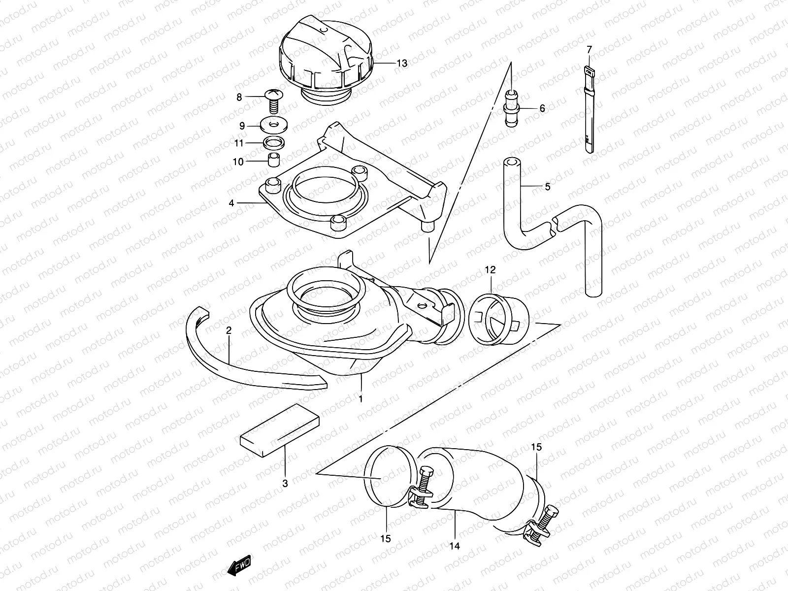 38 - FUEL INLET