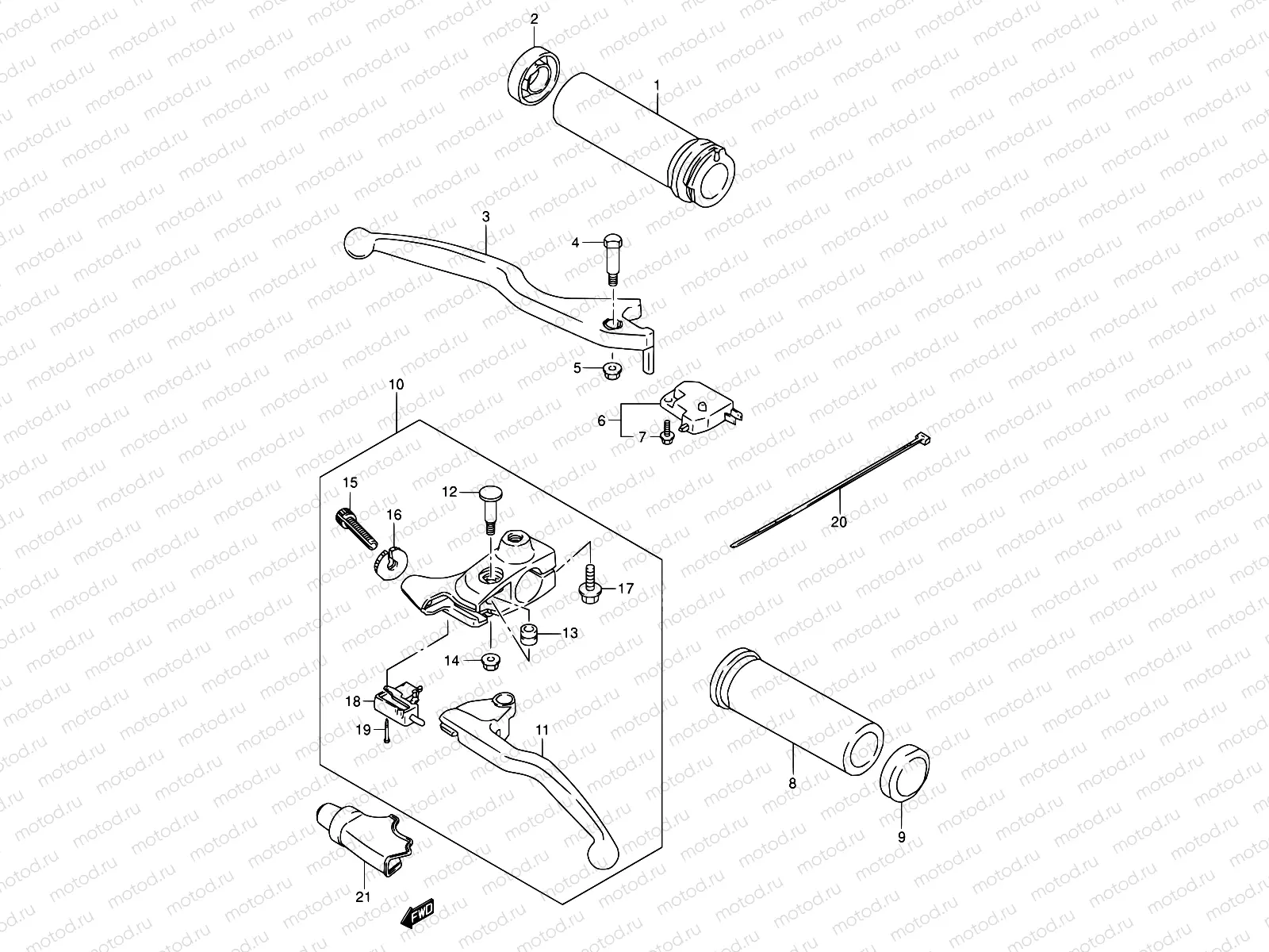 38 - HANDLE LEVER