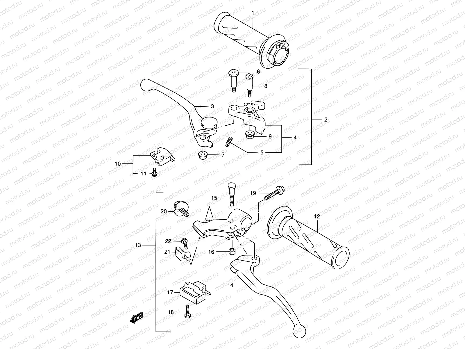 38 - HANDLE LEVER
