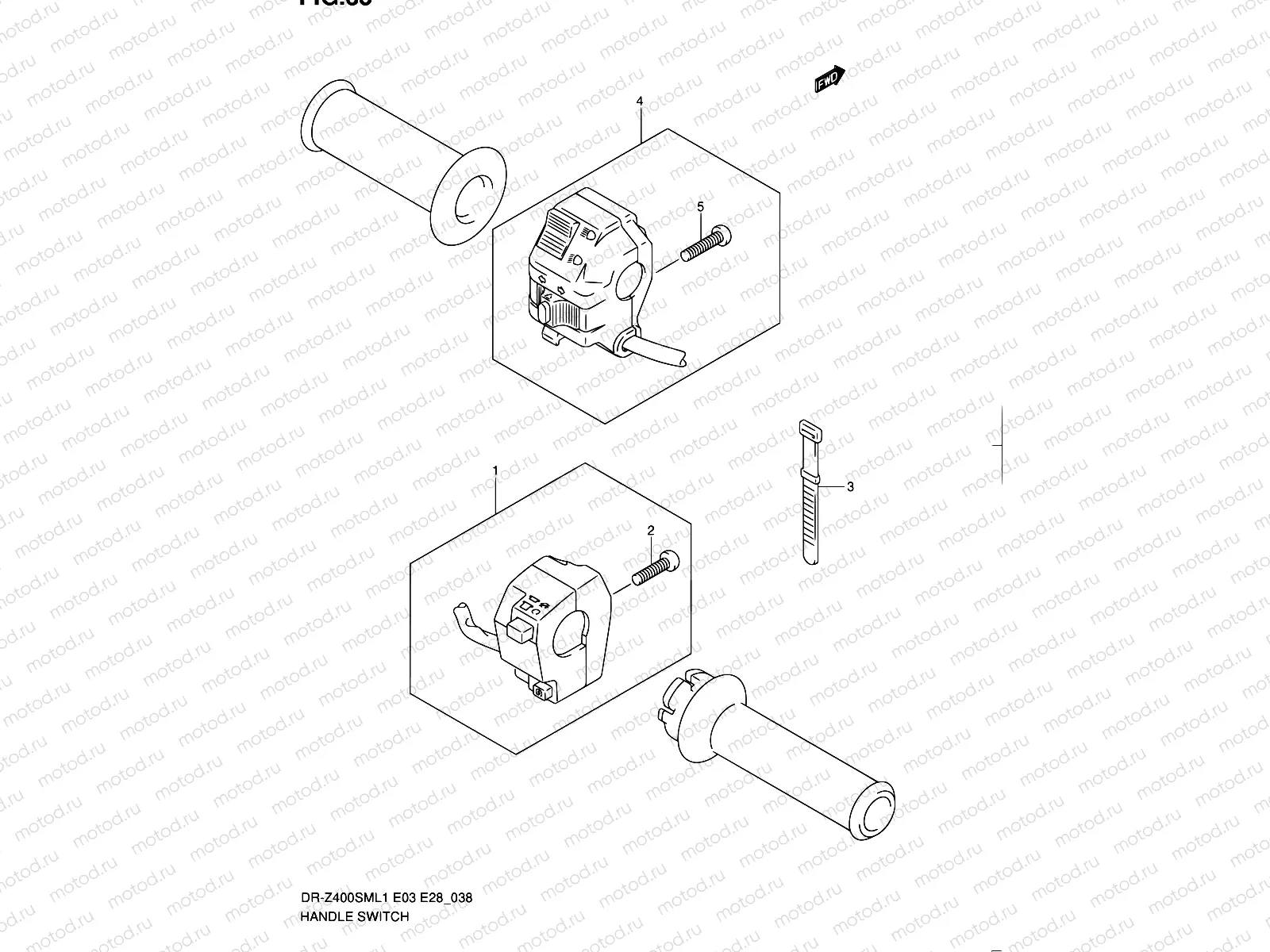 38 - HANDLE SWITCH
